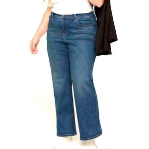 NWT- LANE BRYANT 👖 tighter tummy boot Women's Blue Jeans